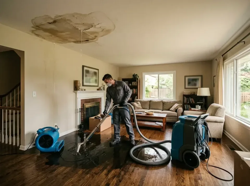 attic-pipe-burst-ceiling-drip-008 — frequently asked questions, Water Damage Restoration & Carpet Care in Chase City, VA